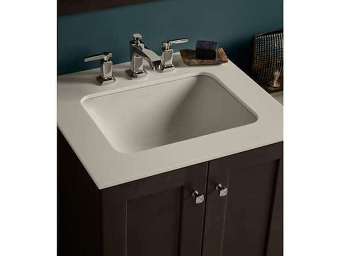 Caxton 20-5/16 in. Rectangular Undermount Bathroom Sink with Overflow in White